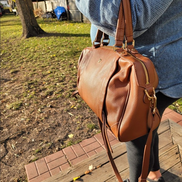 Ora Delphine Genuine Brown Leather Purse - Picture 3 of 6